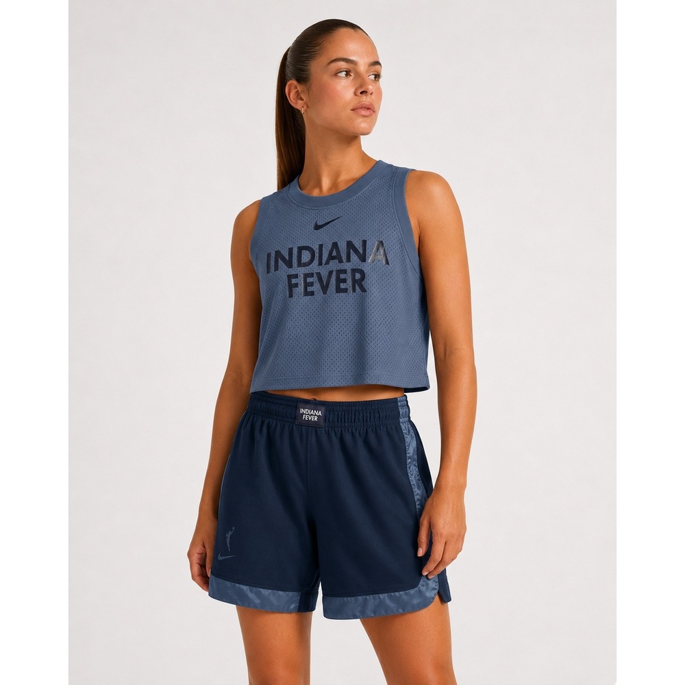 NEW Nike Indiana Fever Blue Cropped Tank Top